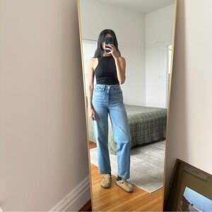 Original Use Light Blue Straight Leg Women's Jeans